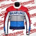 Vintage Suzuki Racing Leather Jacket – Retro Biker Style
